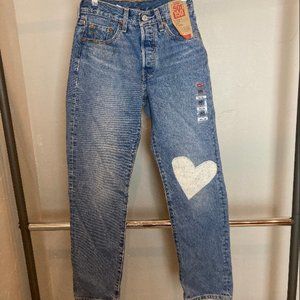 NEW Levi’s Women’s High Rise Straight Leg Jeans (24 X 30)